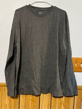 COSI concepts Men’s size XL Long Sleeve Crew Neck Shirt - Charcoal Gray